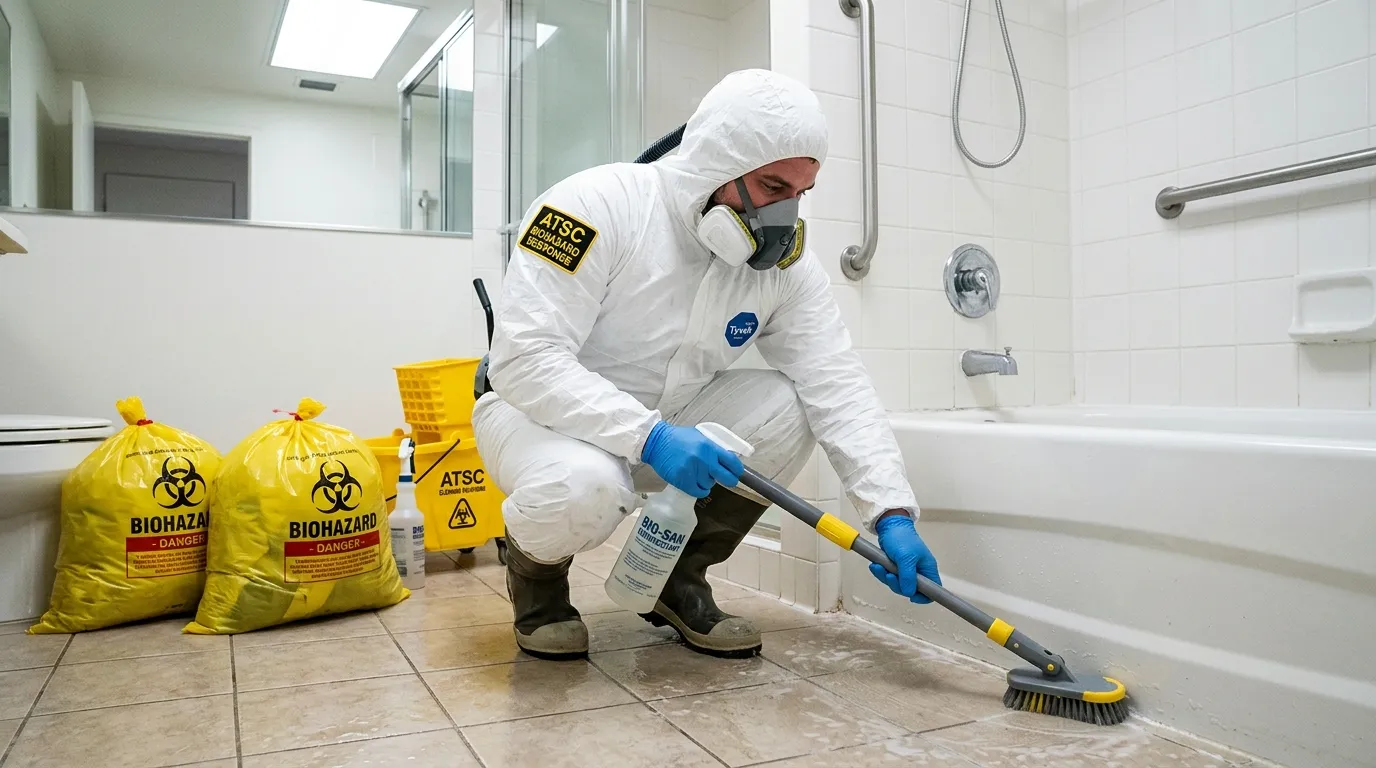 Decontamination equipment deployed for Blood Cleanup in Paterson